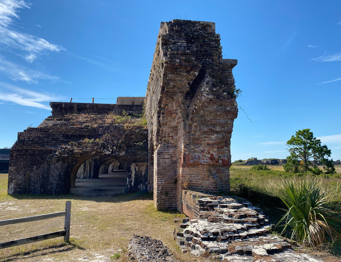 Noah Jigsaw Puzzle Gulf Islands National Seashore along Gulf of Mexico barrier islands of Florida. Fort Pickens pentagonal historic United States military fort on Santa Rosa Island. 1000 pieces