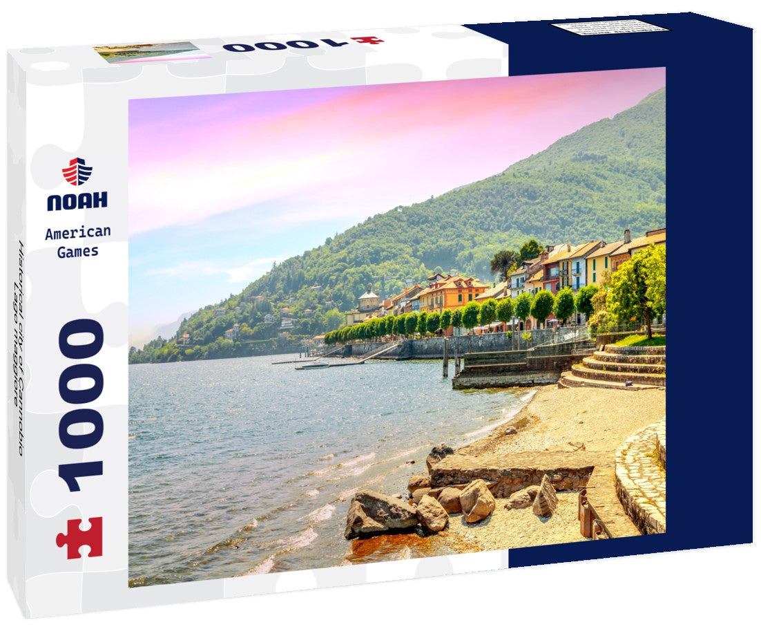 Noah Jigsaw Puzzle Historical city of Cannobio, Lago maggiore 1000 pieces