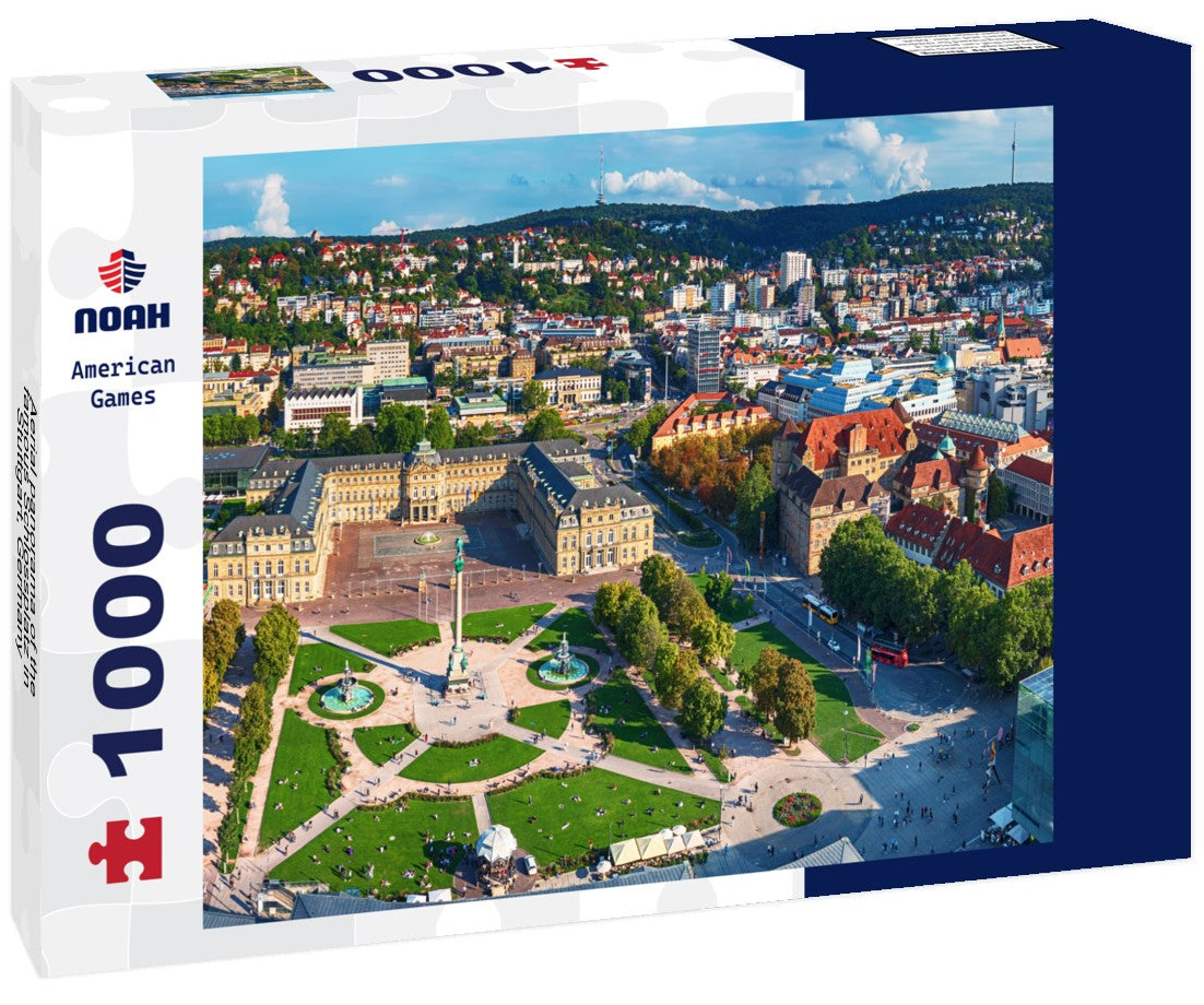 Noah Jigsaw Puzzle Aerial panorama of the famous Schlossplatz in Stuttgart, Germany 1000 pieces