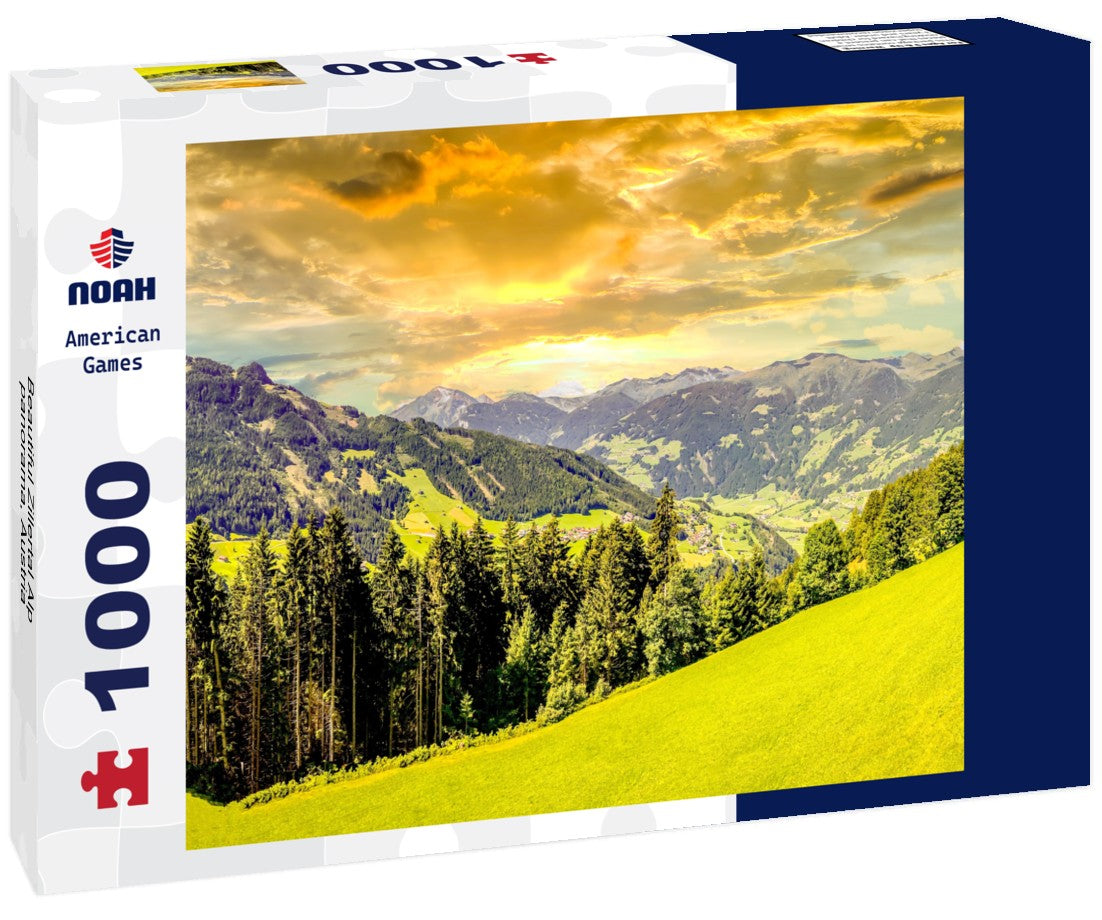 Noah Jigsaw Puzzle Beautiful Zillertal Alp panorama, Austria 1000 pieces