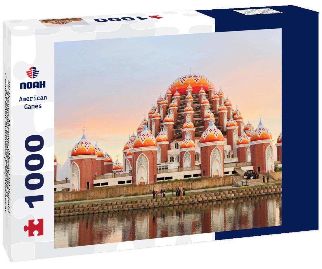 Noah Jigsaw Puzzle 99 Domes Mosque (Masjid 99 Kubah) a Beautiful Building Located in Central Point Indonesia (CPI) Makassar, South Sulawesi 1000 pieces