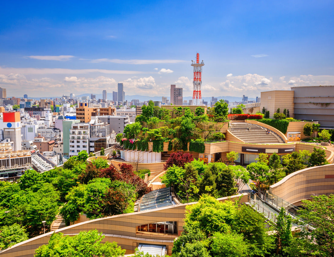Noah Jigsaw Puzzle Namba Parks, Osaka, Japan cityscape and view 1000 pieces