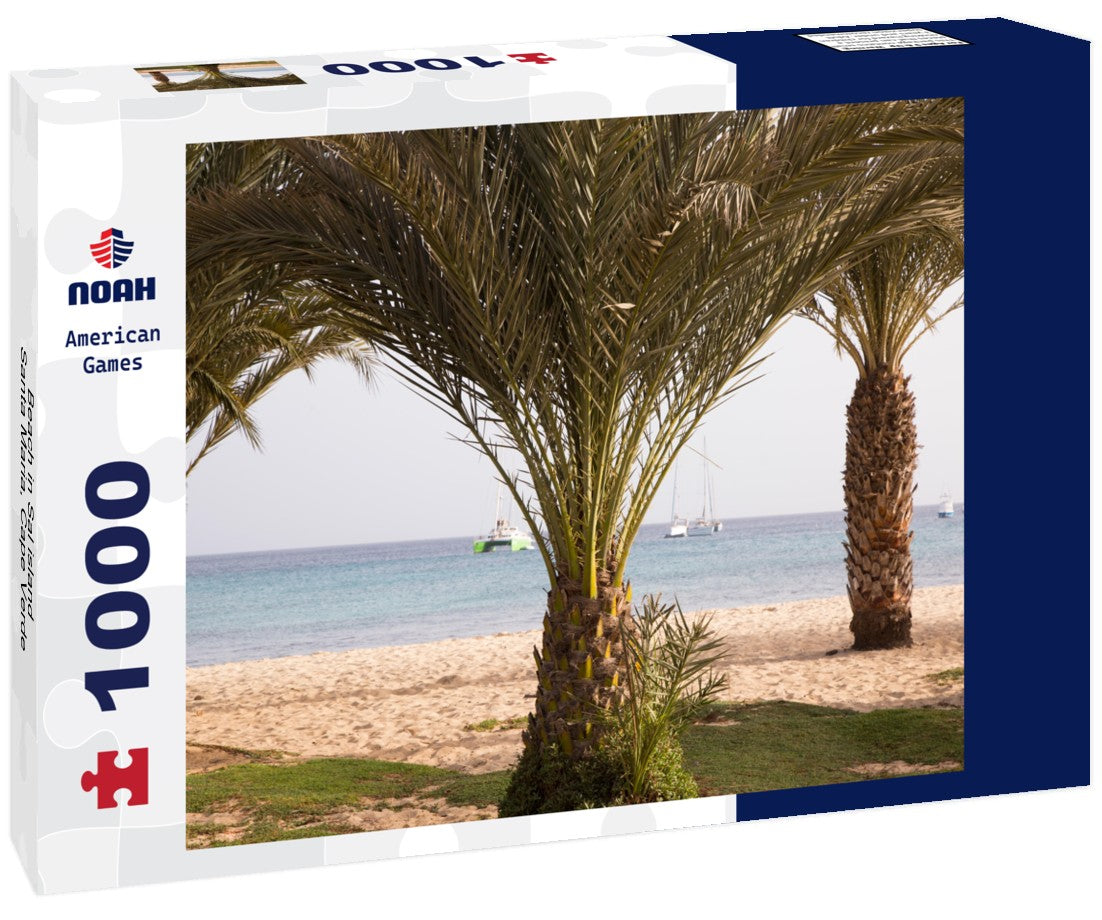 Noah Jigsaw Puzzle Beach in Sal island, Santa Maria, Cape Verde 1000 pieces