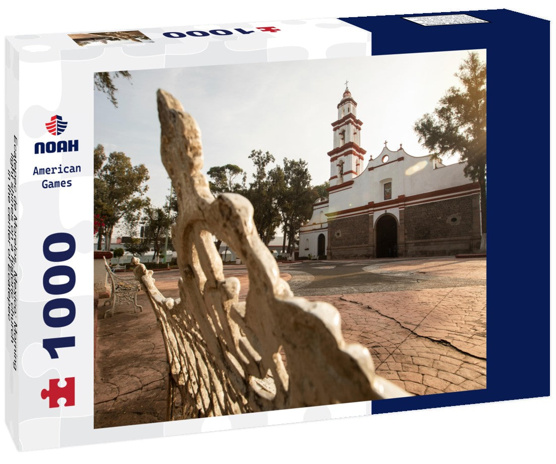 Noah Jigsaw Puzzle Ecatepec de Morelos, Mexico: Morning light shines on a historic church in the center of Ecatepec 1000 pieces