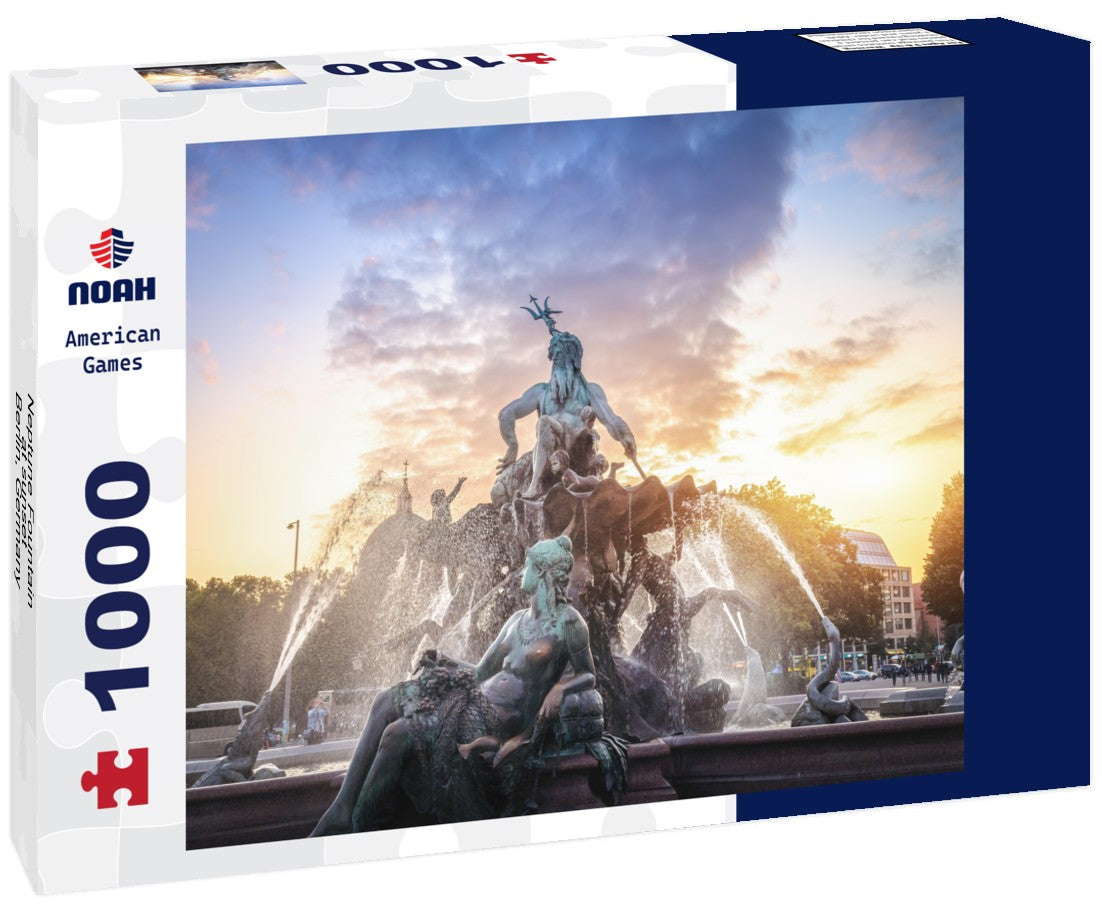 Noah Jigsaw Puzzle Neptune Fountain at sunset - Berlin, Germany 1000 pieces