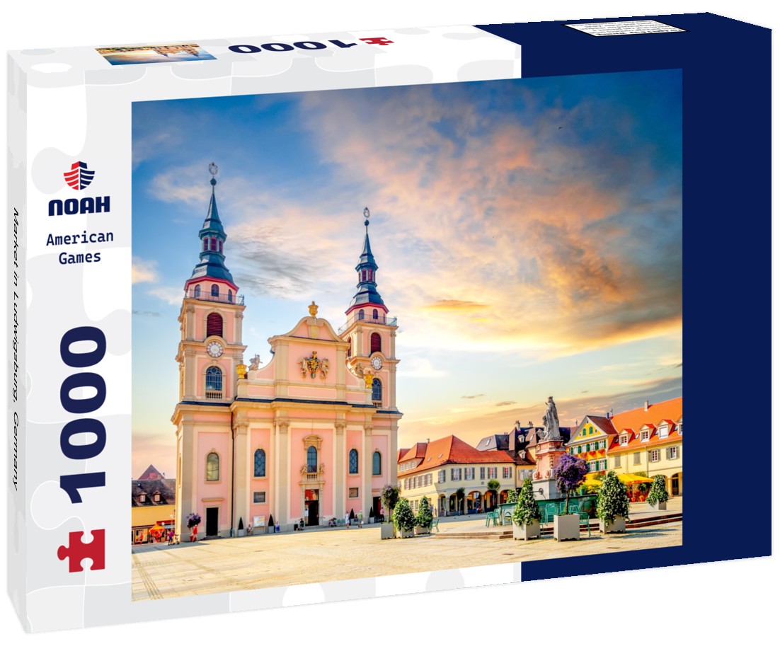 Noah Jigsaw Puzzle Market in Ludwigsburg, Germany 1000 pieces
