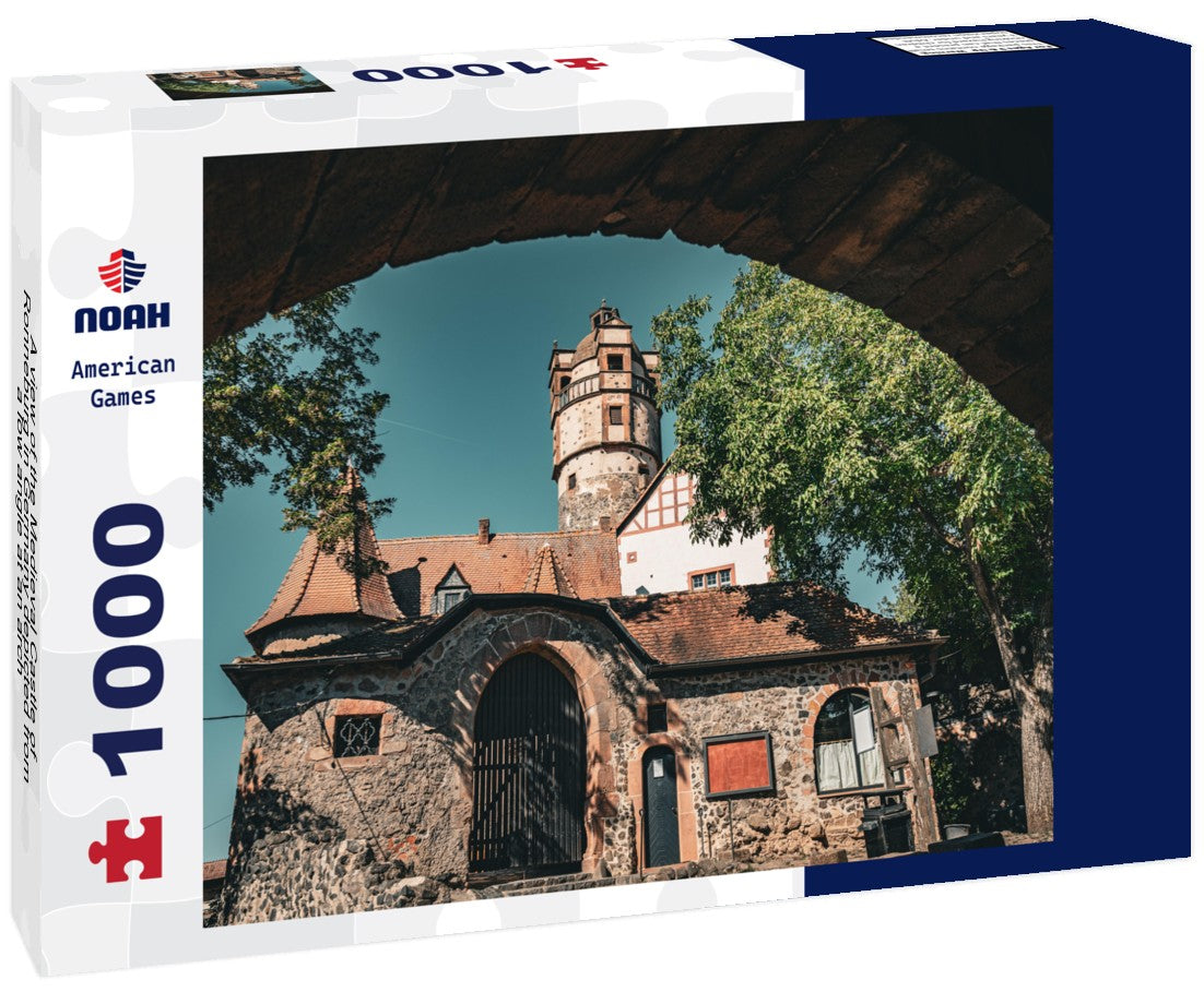 Noah Jigsaw Puzzle A view of the Medieval Castle of Ronneburg in Germany depicted from a low angle at an arch 1000 pieces