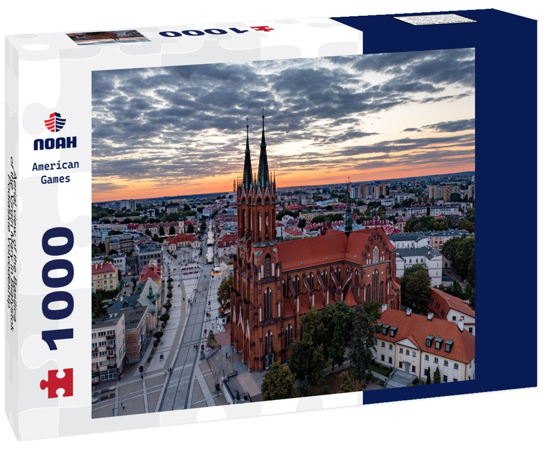 Noah Jigsaw Puzzle Aerial view of the Basilica of the Virgin Mary in Bialystok, Podlaskie Voivodeship, Poland 1000 pieces