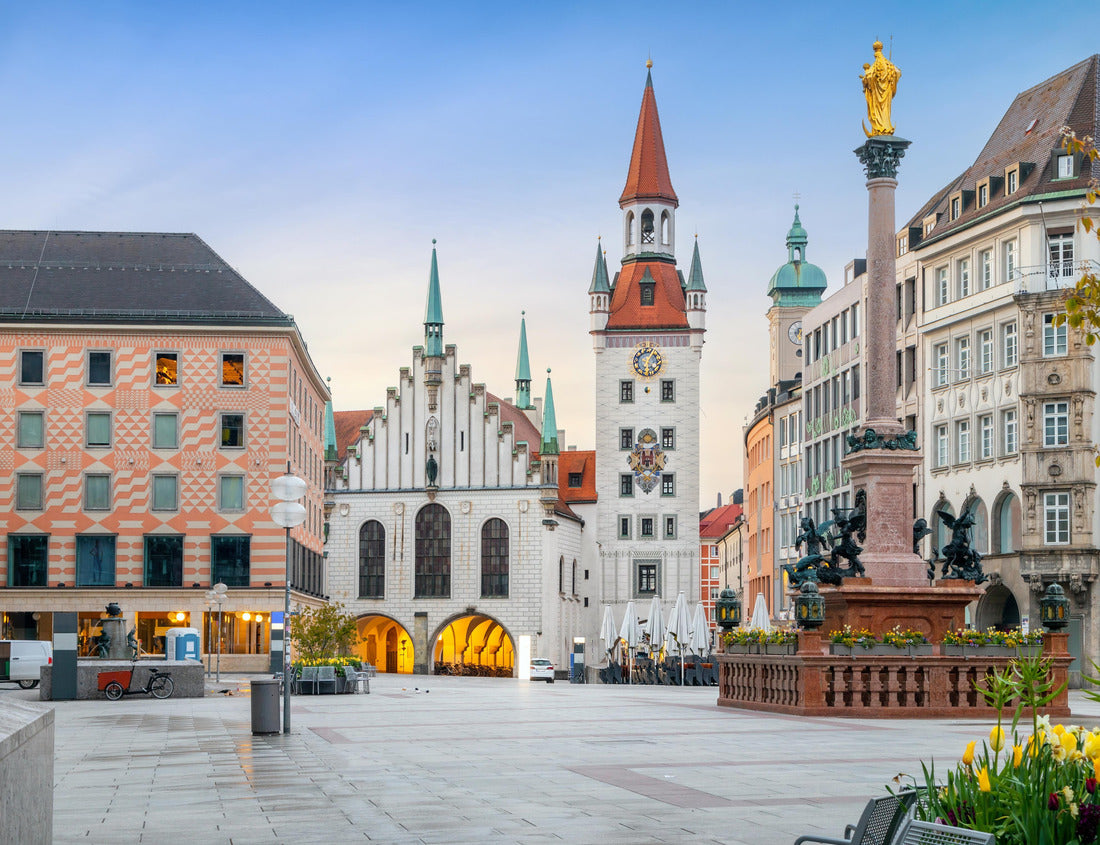 Noah Jigsaw Puzzle Munich, Germany - View of Marienplatz and the historic town hall (Altes Rathaus) 1000 pieces
