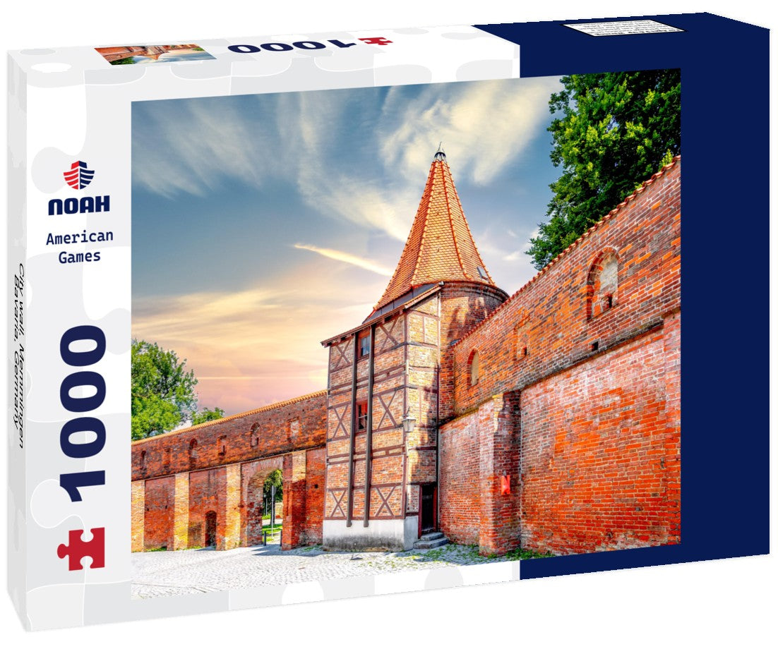 Noah Jigsaw Puzzle City wall, Memmingen, Bavaria, Germany 1000 pieces