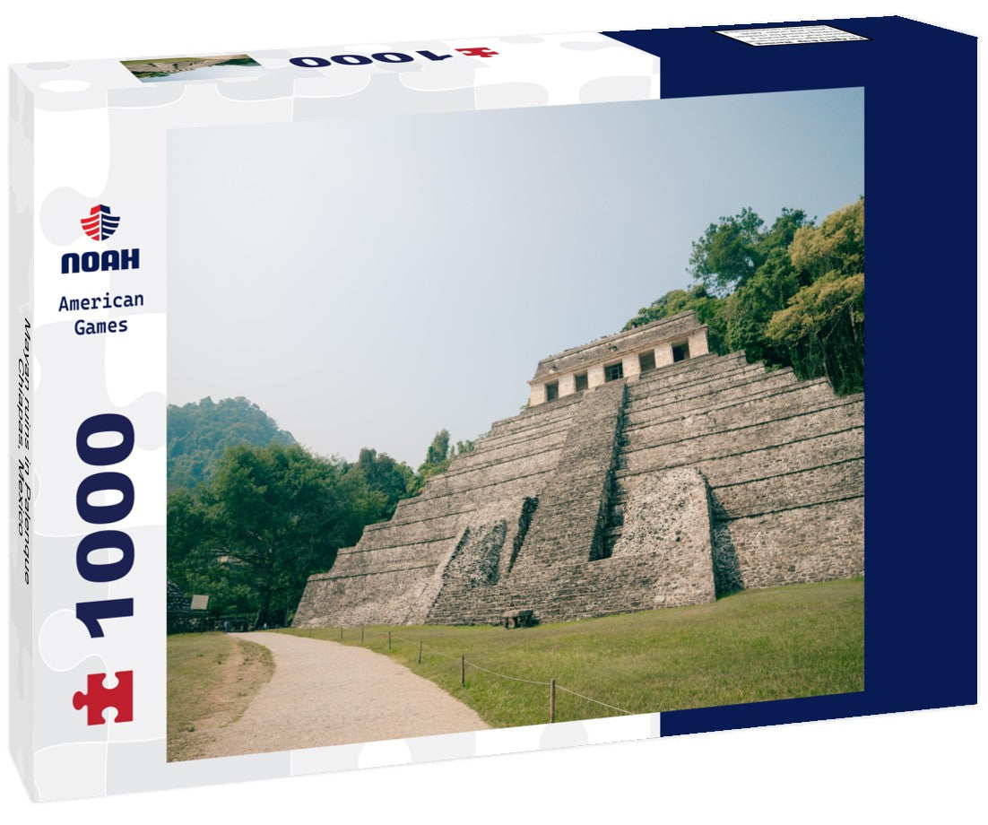 Noah Jigsaw Puzzle Mayan ruins in Palenque, Chiapas, Mexico 1000 pieces