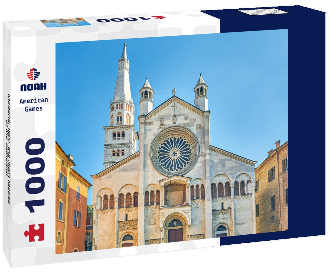 Noah Jigsaw Puzzle Modena, Italy, the main facade of the cathedral 1000 pieces