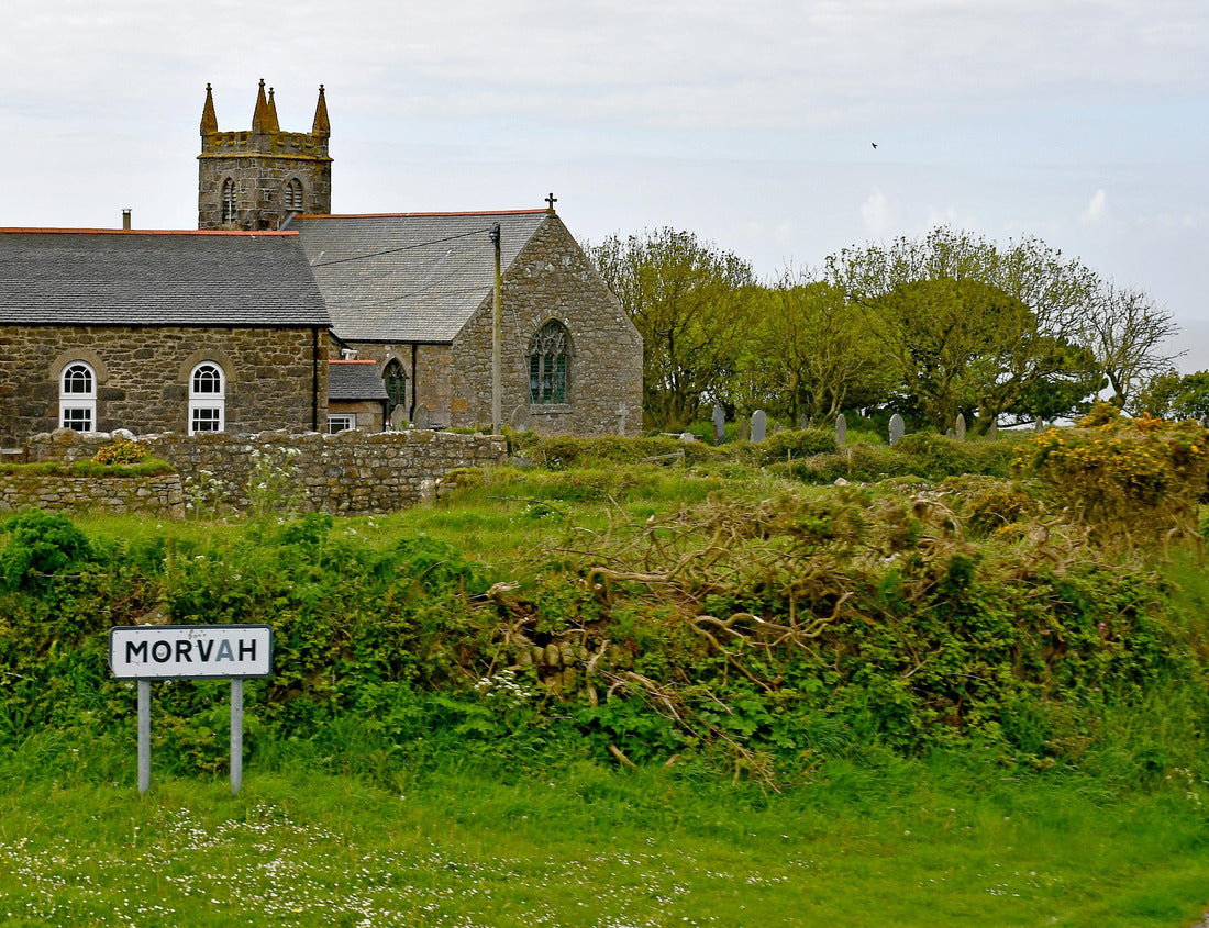 Noah Jigsaw Puzzle Cornwall - United Kingdom - the typical village of Morvah on the peninsula at the end of the land with the sign 1000 pieces