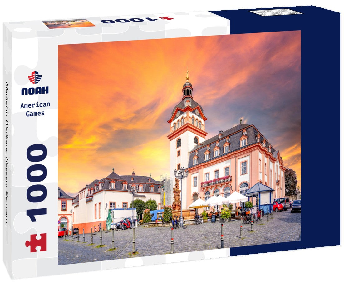 Noah Jigsaw Puzzle Market in Weilburg, Hessen, Germany 1000 pieces