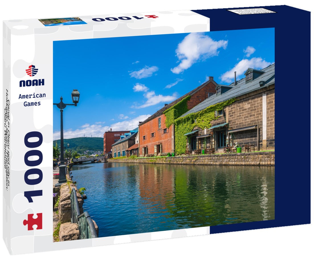 Noah Jigsaw Puzzle Canal in Otaru port city in Hokkaido, Japan. Translation: “Otaru Warehouse” 1000 pieces