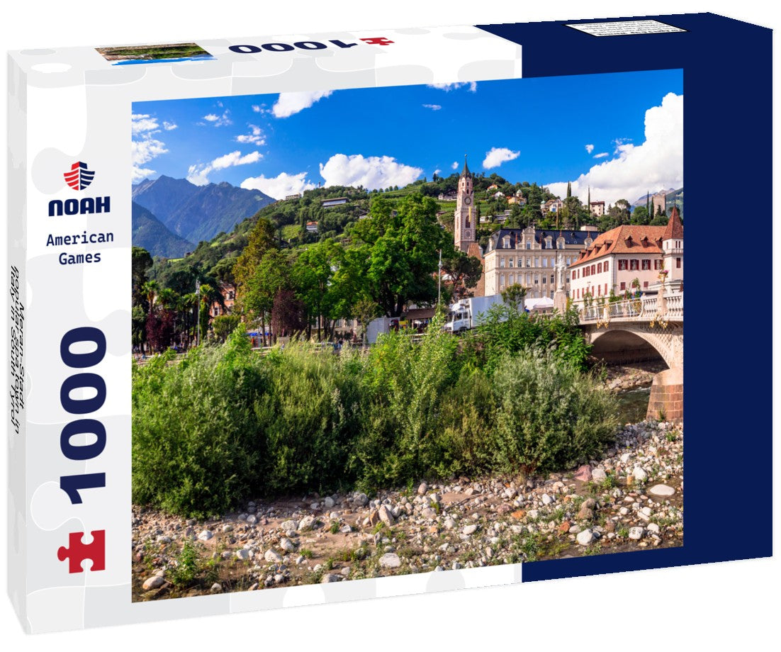 Noah Jigsaw Puzzle Meran-Stadt - popular spa town in Italy in South Tyrol, Province of Bolzano 1000 pieces