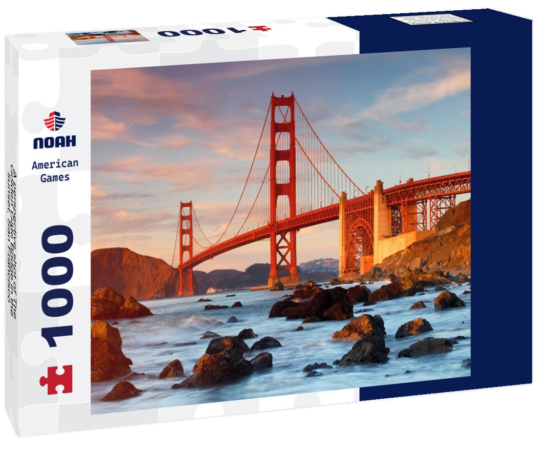 Noah Jigsaw Puzzle A perspective shot of The Golden Gate Bridge in the sunset, San Francisco 1000 pieces