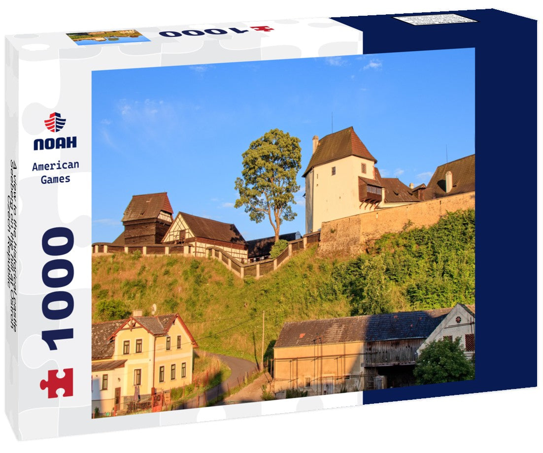 Noah Jigsaw Puzzle A view to the historical castle Seeberg on the hill at Ostroh, Czech Republic 1000 pieces