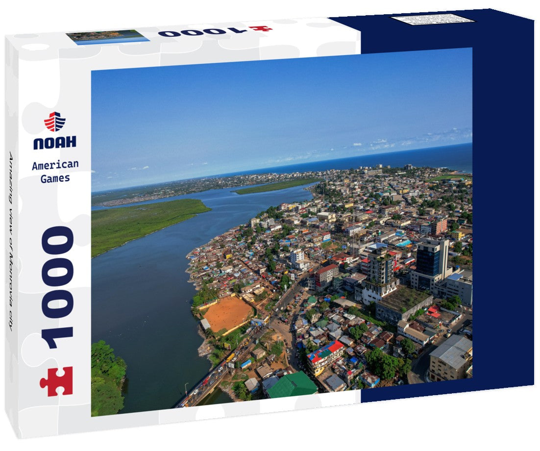 Noah Jigsaw Puzzle Amazing view of Monrovia city 1000 pieces
