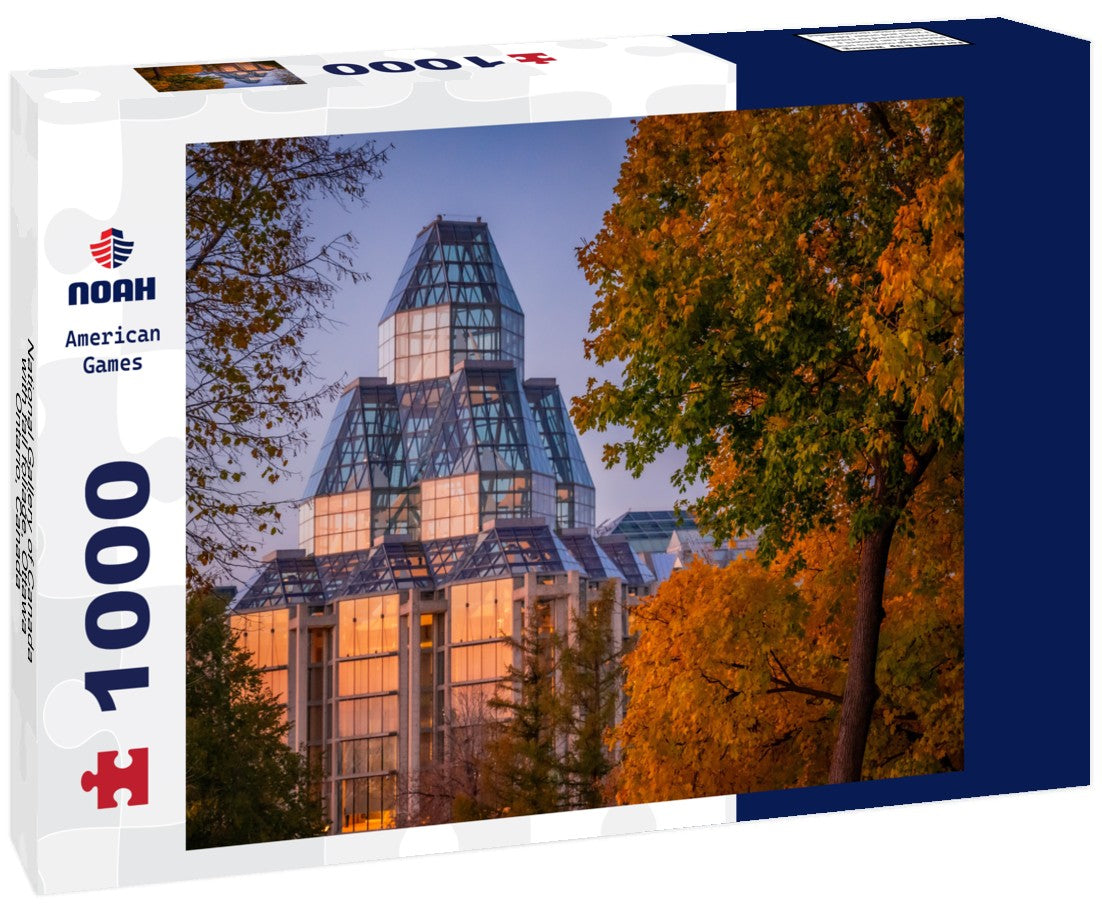 Noah Jigsaw Puzzle National Gallery of Canada with fall foliage, Ottawa, Ontario, Canada 1000 pieces