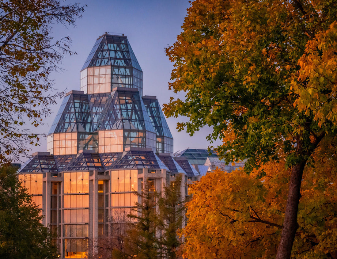 Noah Jigsaw Puzzle National Gallery of Canada with fall foliage, Ottawa, Ontario, Canada 1000 pieces