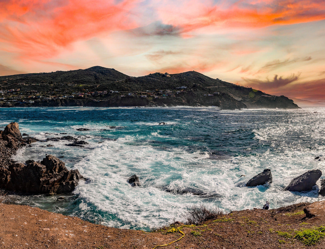 Noah Jigsaw Puzzle Beautiful panoramic view of La Bufadora, a sea geyser in Ensenada in the state of Baja California in Mexico 1000 pieces