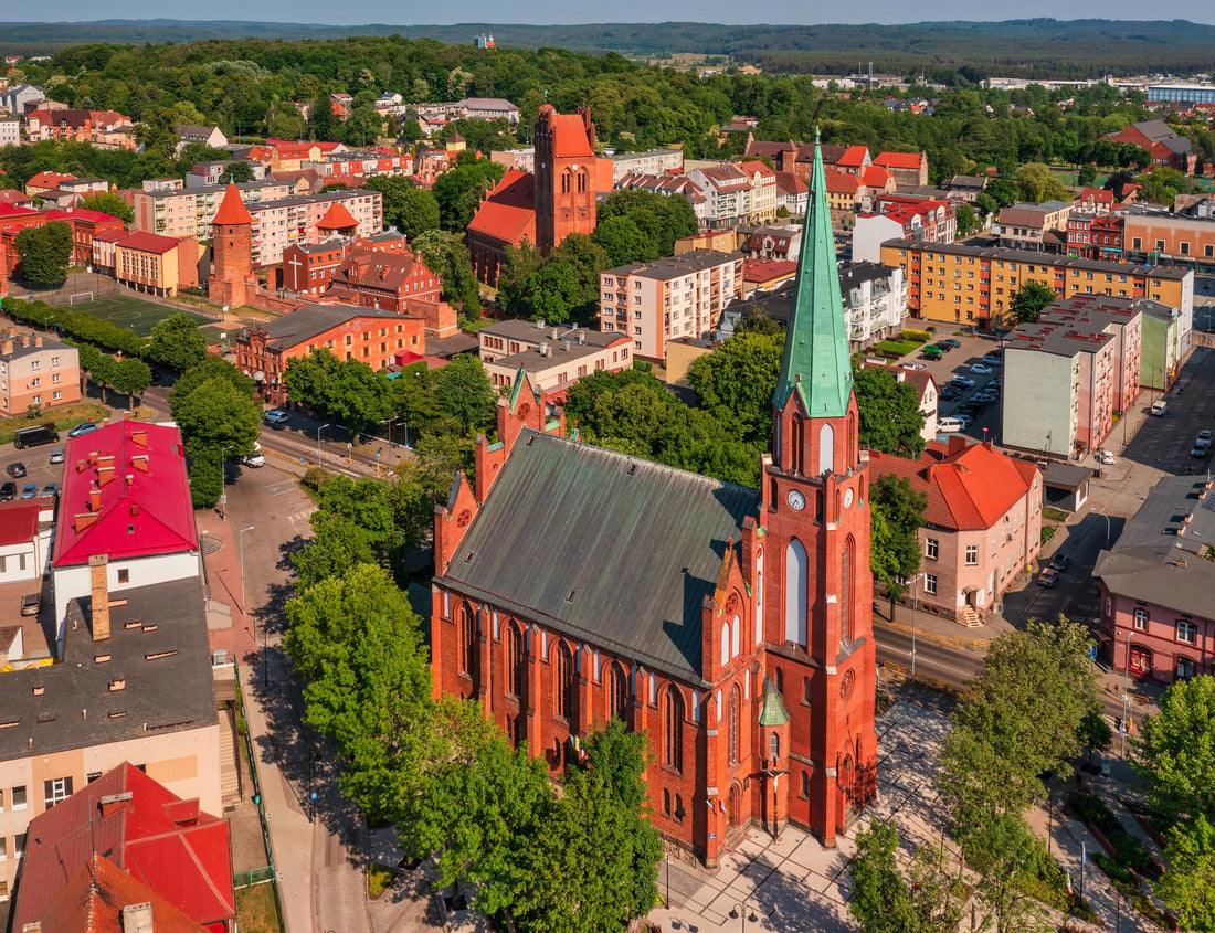 Noah Jigsaw Puzzle Beautiful architecture of the city of Lebork with fortified buildings of the Teutonic Castle, Poland 1000 pieces