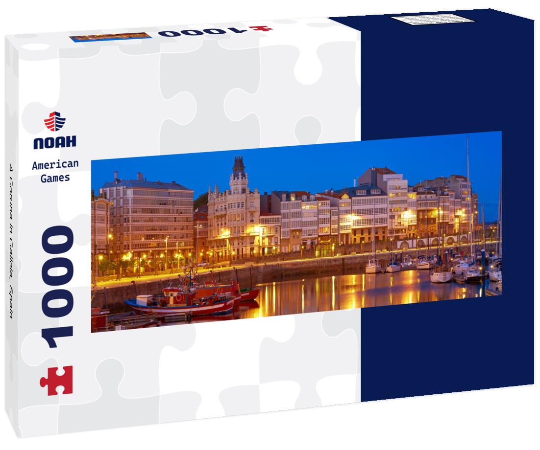 Noah Jigsaw Puzzle A Coruna in Galicia, Spain Panorama 1000 Pieces