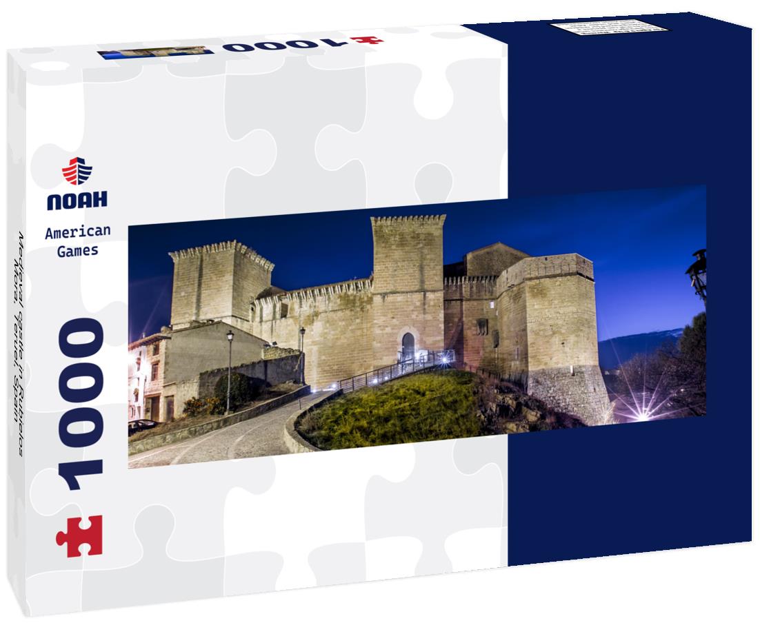 Noah Jigsaw Puzzle Medieval castle in Rubielos Mora, Teruel, Spain Panorama 1000 Pieces