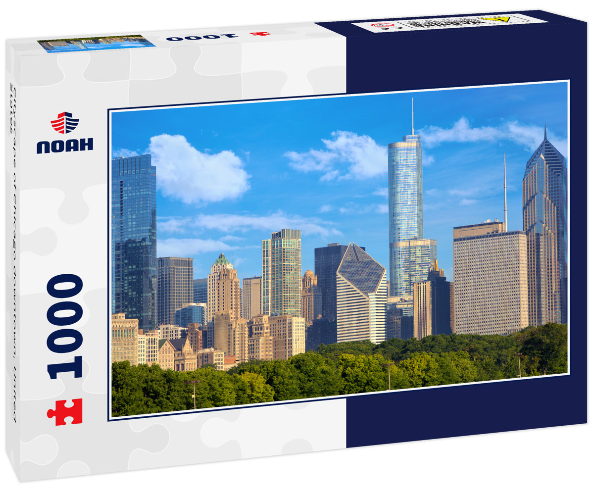 Cityscape of Chicago downtown, United States