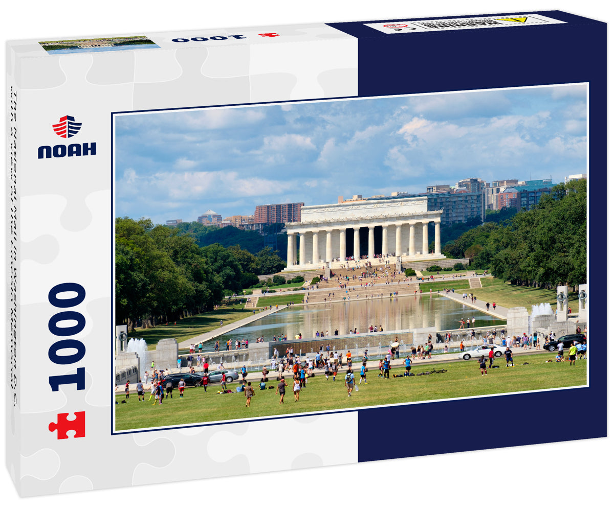 The National Mall in Washington D.C. with a view of the Lincoln Memorial