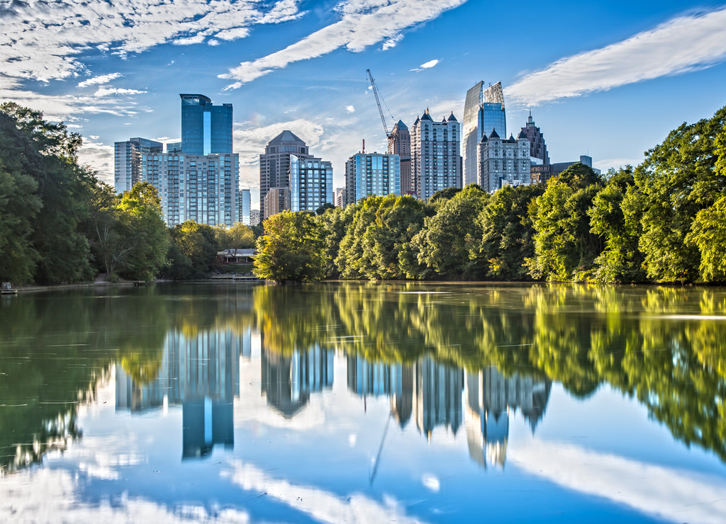 Atlanta Skyline from Piedmont Park