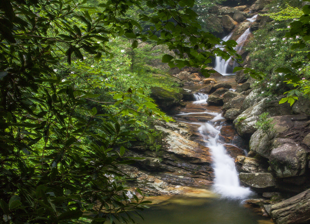 Skinny Dip Falls, Blue RIdge Parkway, North Carolina, United States