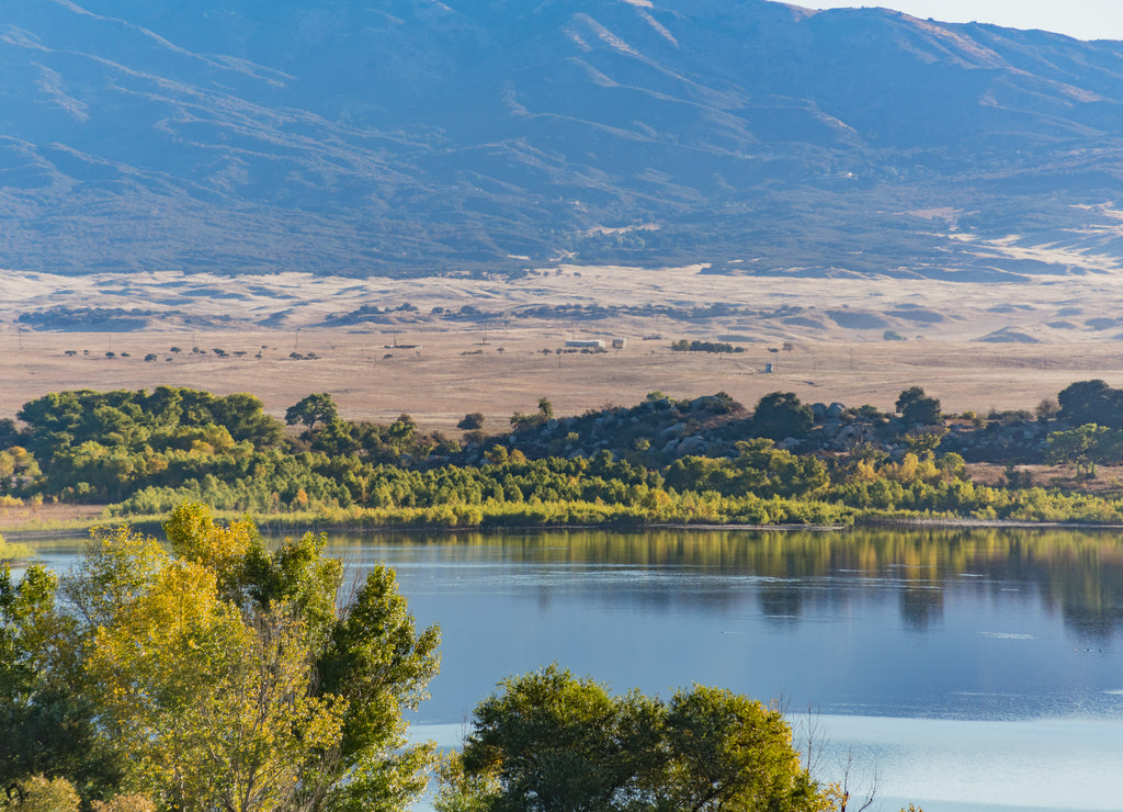 Beautiful landscape of Lake Henshaw