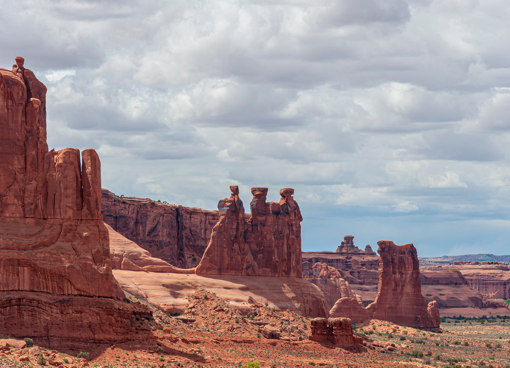 Capital Reef National Park Flat Topped Buttes