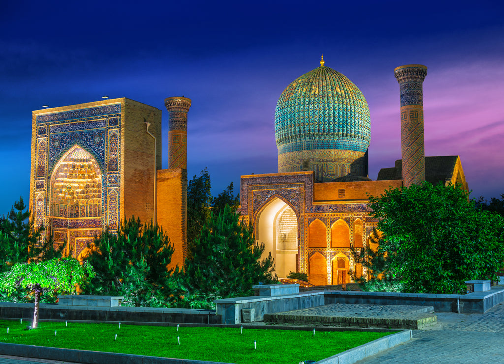 Guri Amir, a mausoleum of the Asian conqueror Timur in Samarkand, Uzbekistan