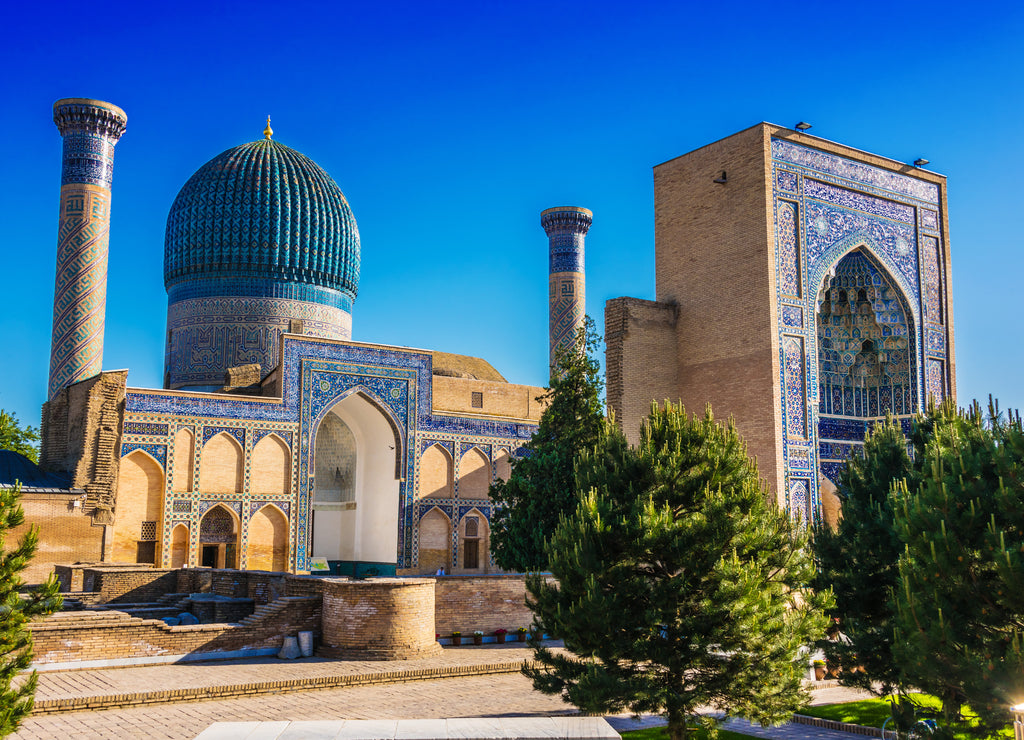Guri Amir, a mausoleum of the Asian conqueror Timur in Samarkand, Uzbekistan