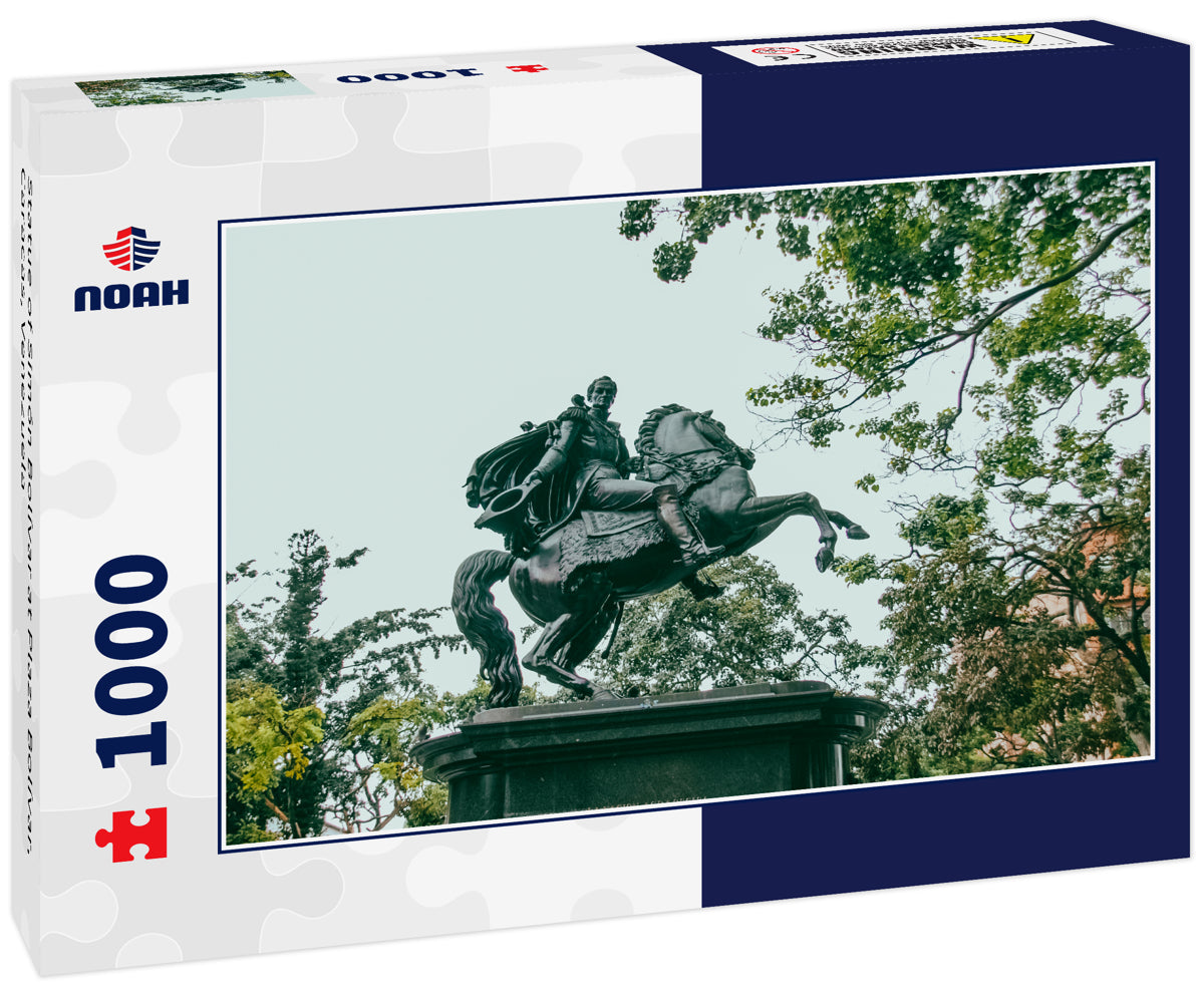 Statue of Simón Bolívar at Plaza Bolívar, Caracas, Venezuela