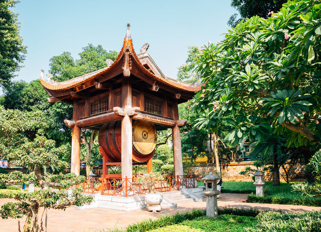 Temple of literature in Hanoi, Vietnam