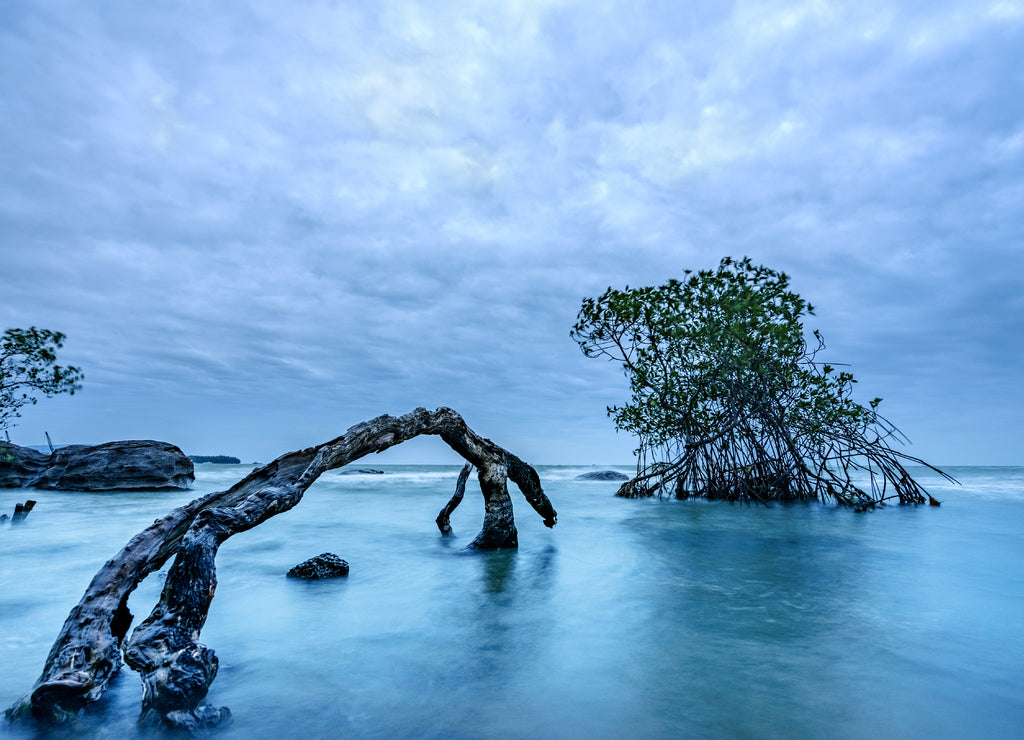 Dawn at Snake beach on Phu Quoc island, Kien Giang, Vietnam