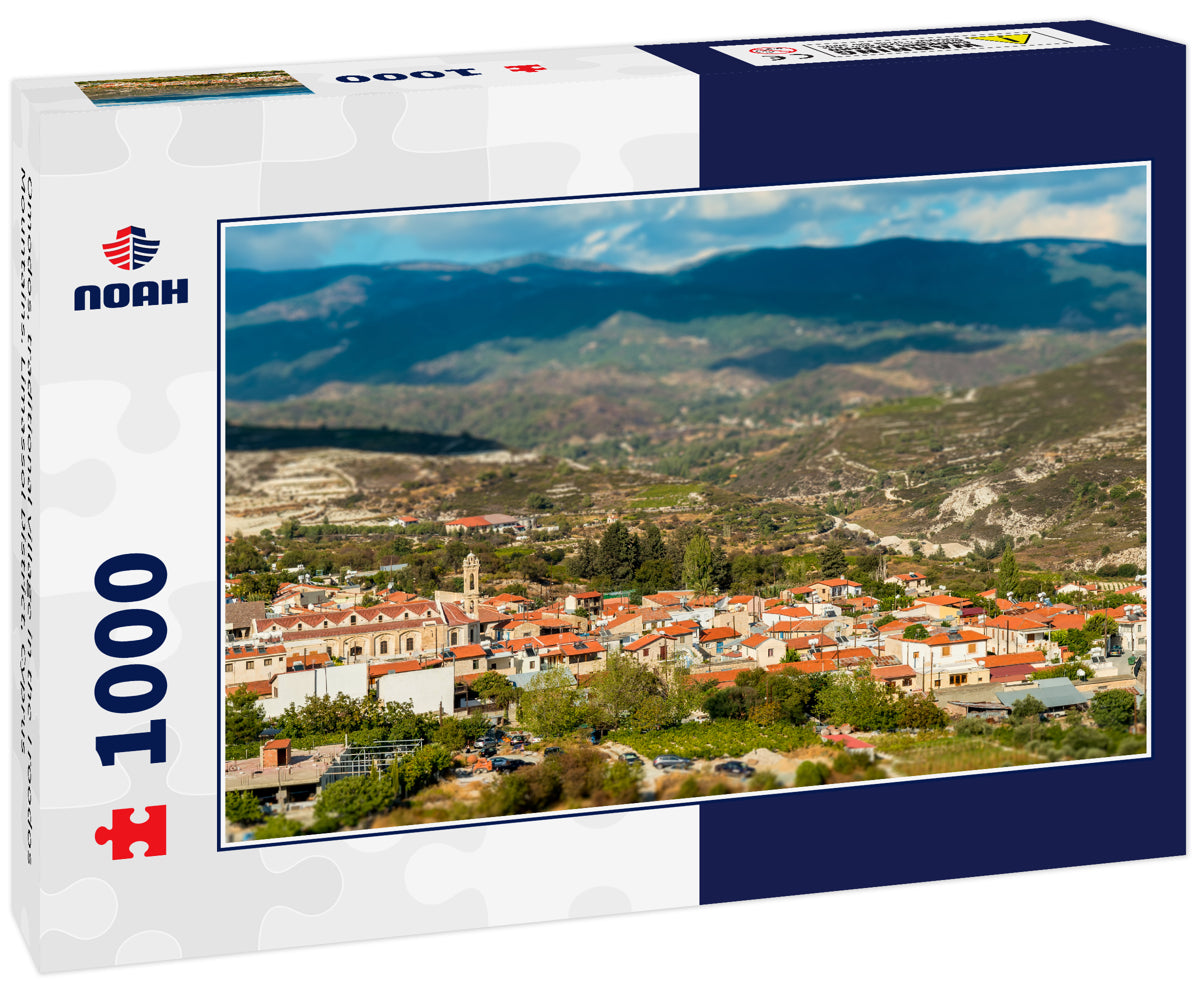 Omodos, traditional village in the Troodos Mountains. Limassol District, Cyprus