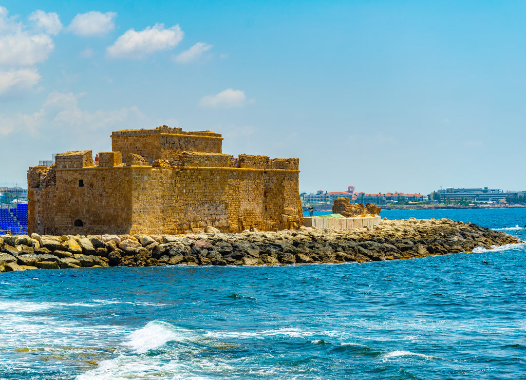 Paphos castle on Cyprus