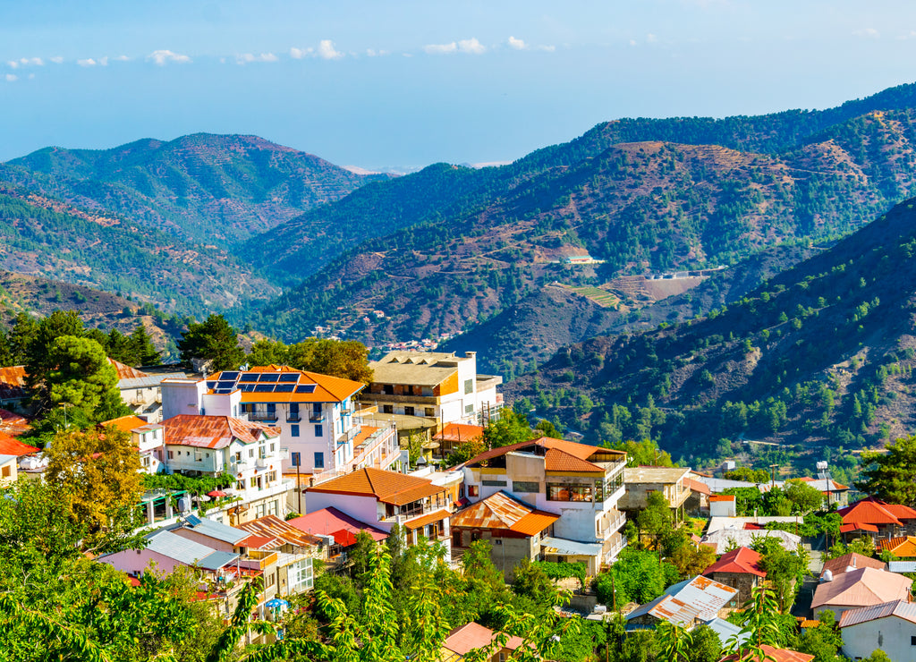 Pedoulas village on Cyprus