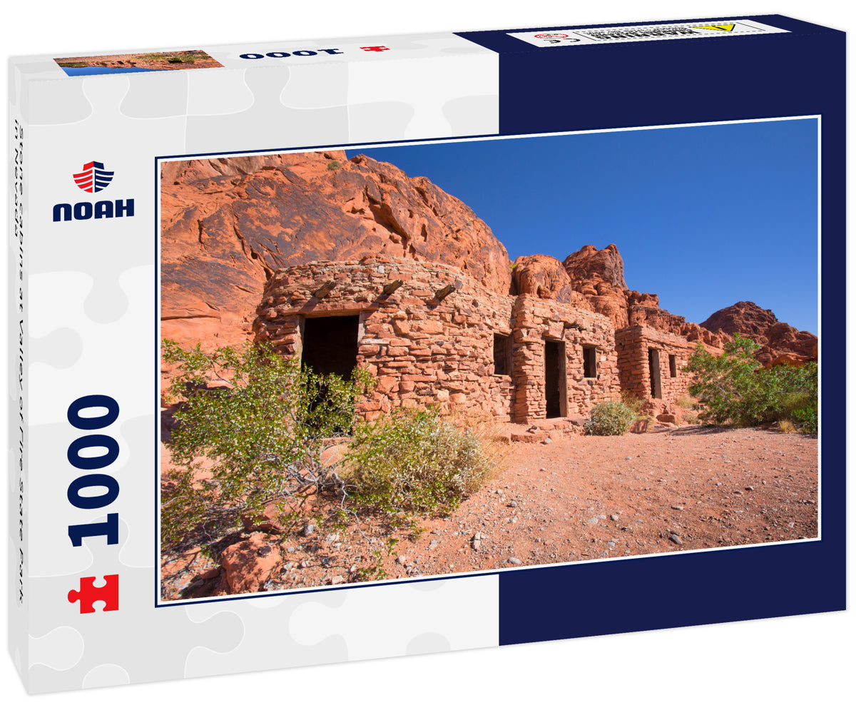 Stone cabins at Valley of Fire State Park in Nevada