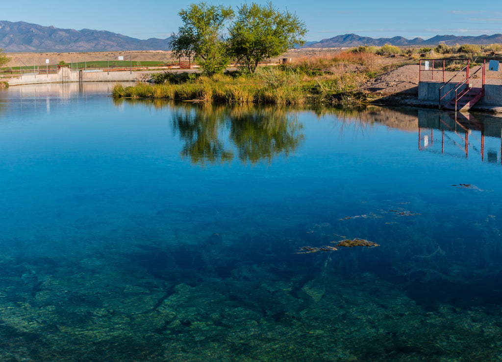 The Clear Water of Panaca Warm Springs, Panaca, Nevada, USA