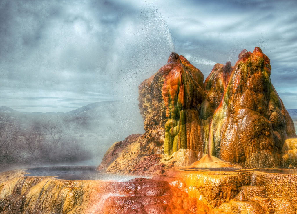 Fly Geyser, Nevada