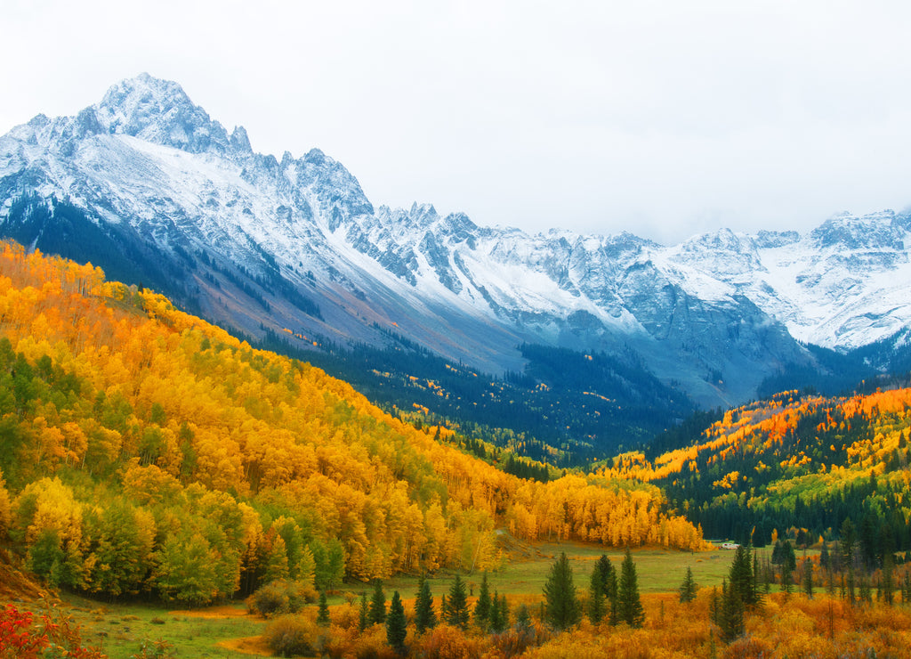Mount Sneffels near Ridgway Colorado in Autumn