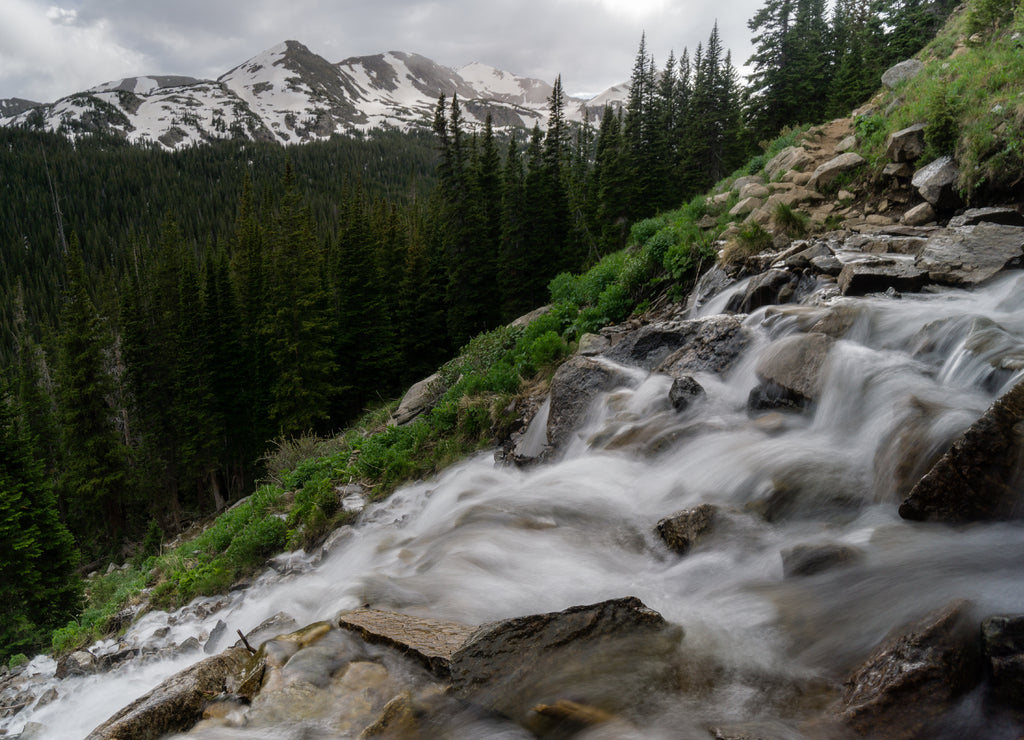 Waterfall near Arapahoe Pass, Colorado