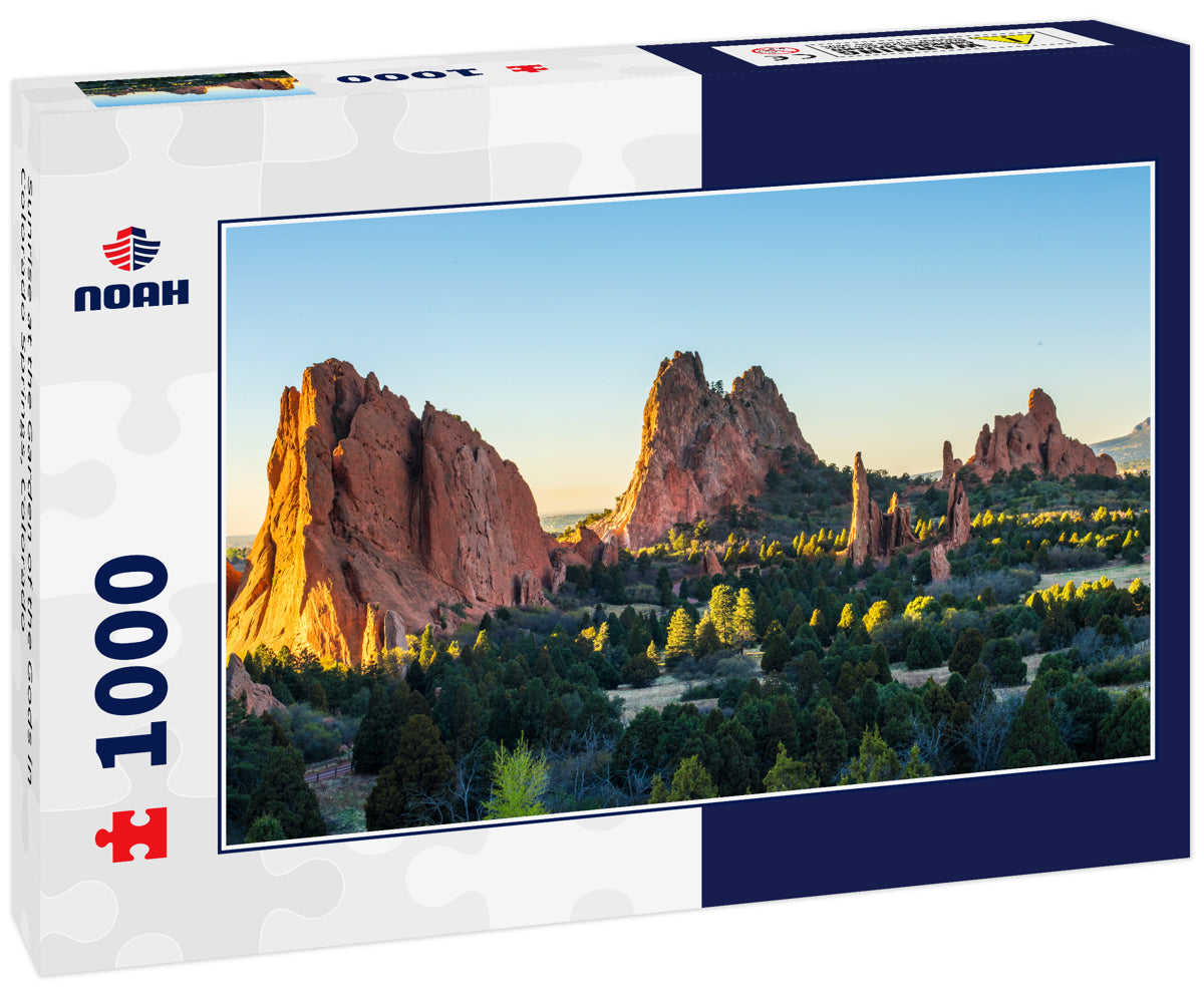 Sunrise at the Garden of the Gods in Colorado Springs, Colorado