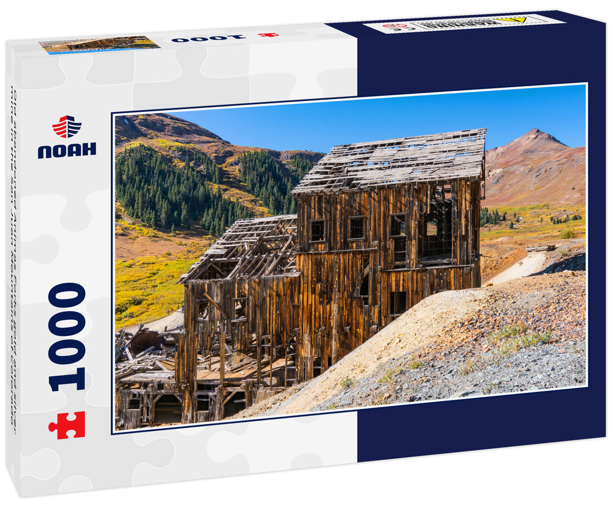 Old abandoned Animas Forks gold and silver mine in the San Juan Mountains of Colorado